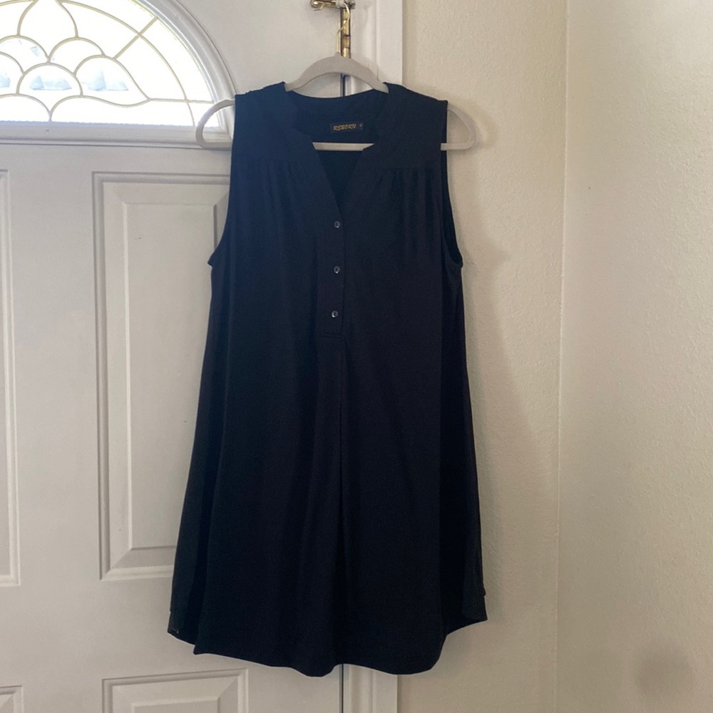 Reborn Black Sleeveless Dress